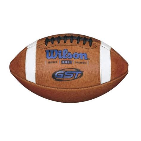 The 1003 small pattern is easier to grip and throw, padded cover offers soft feel and better grip. . Wilson gst 1003 leather football